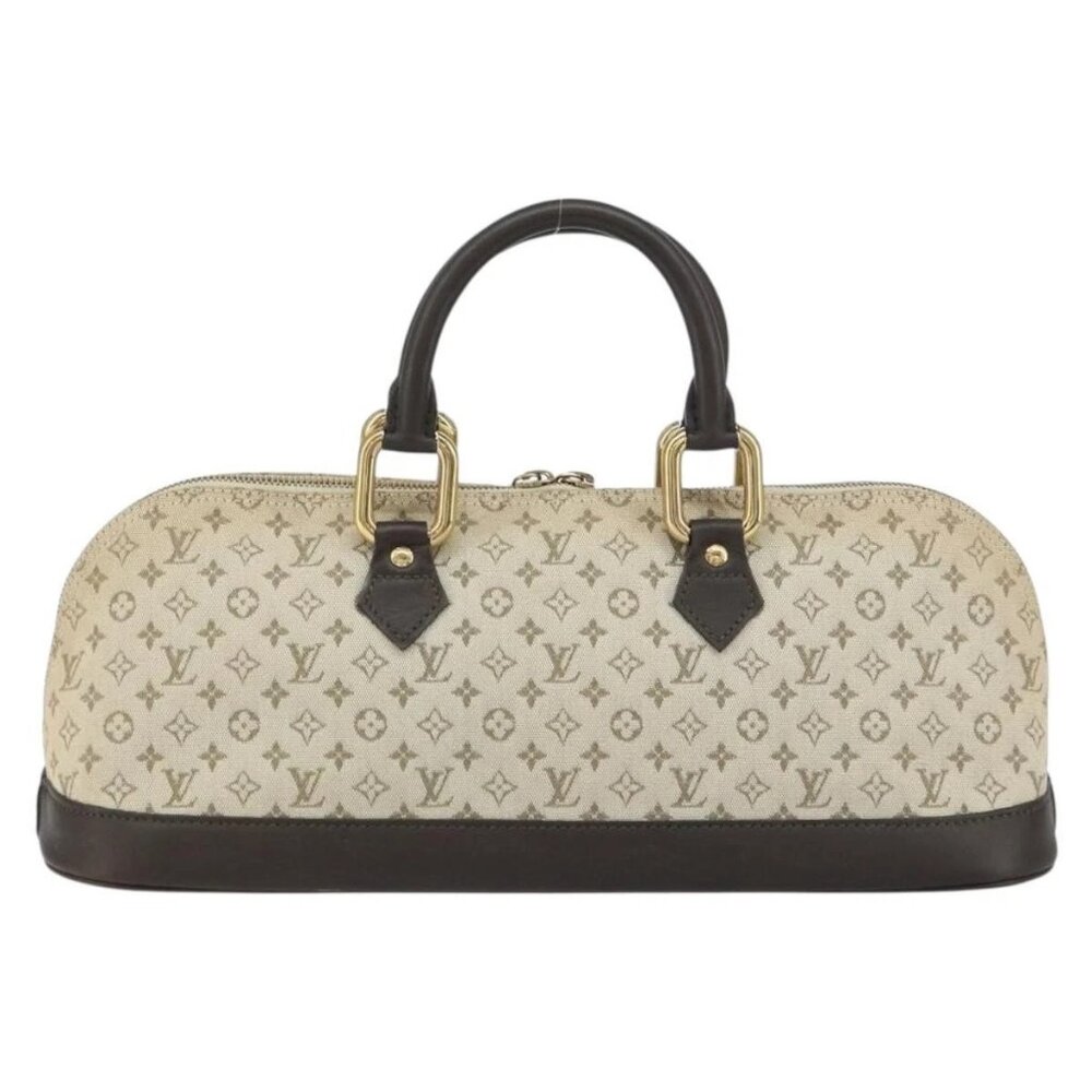 LOUIS VUITTON Monogram Mini Alma Ron Hand Bag Khaki - Picture 2 of 16